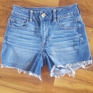 American Eagle Hi Rise Shorts Size 0